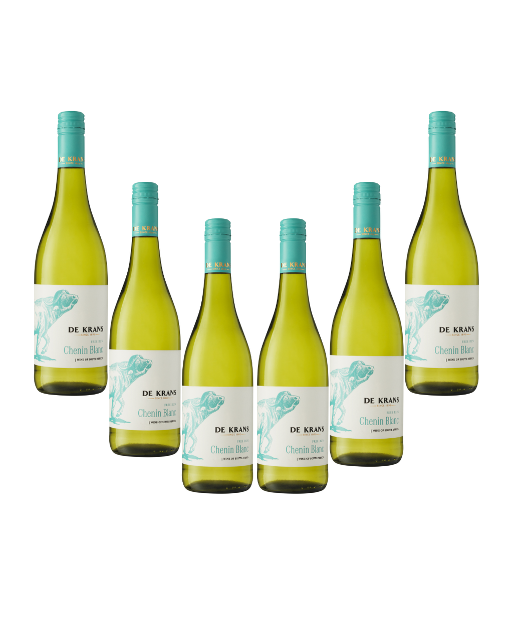 De Krans ‘Free-Run’ Chenin Blanc 2025 - 6 x 750ml Bottles