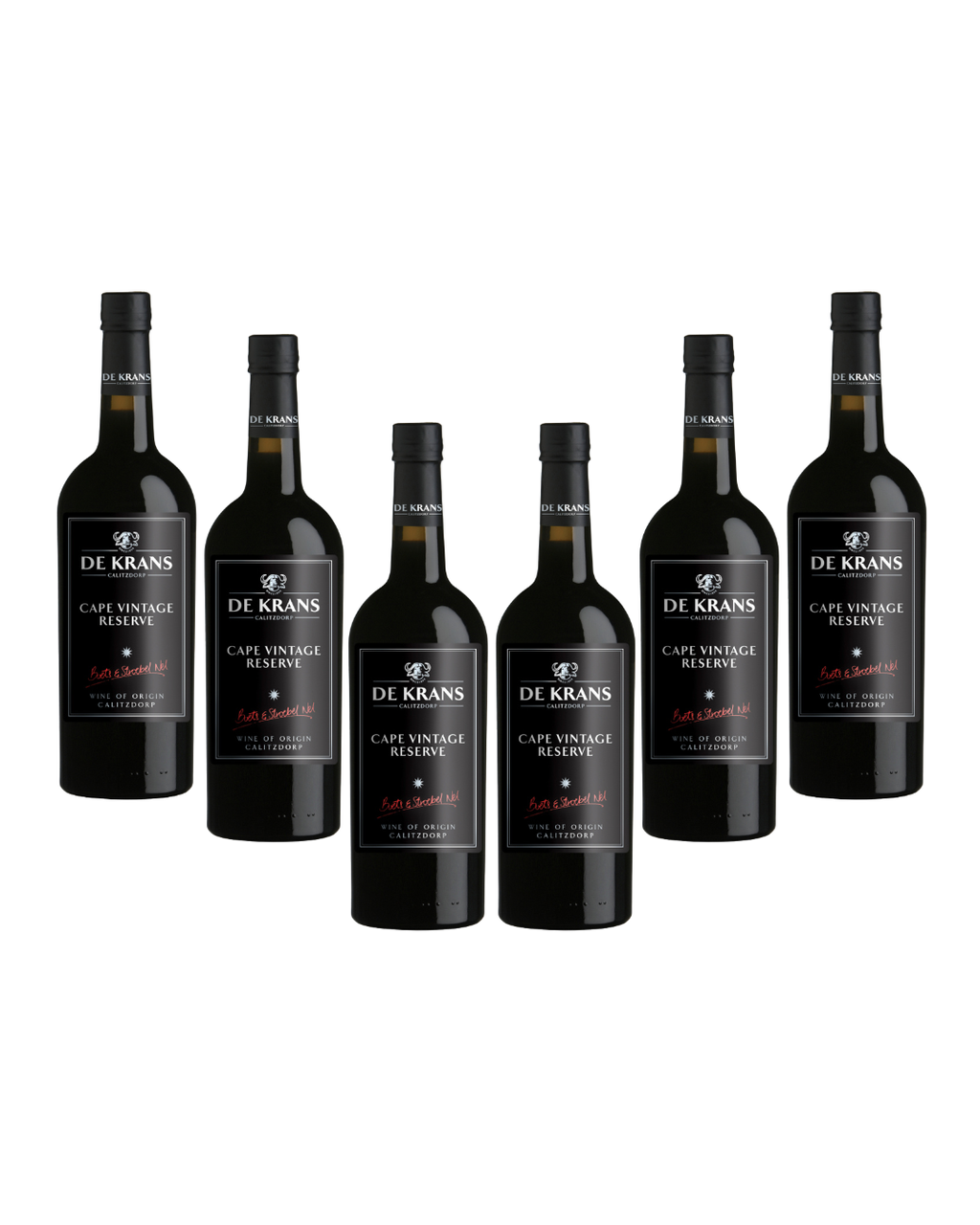 De Krans Cape Vintage Reserve 2021 - 6 x 750ml Bottles