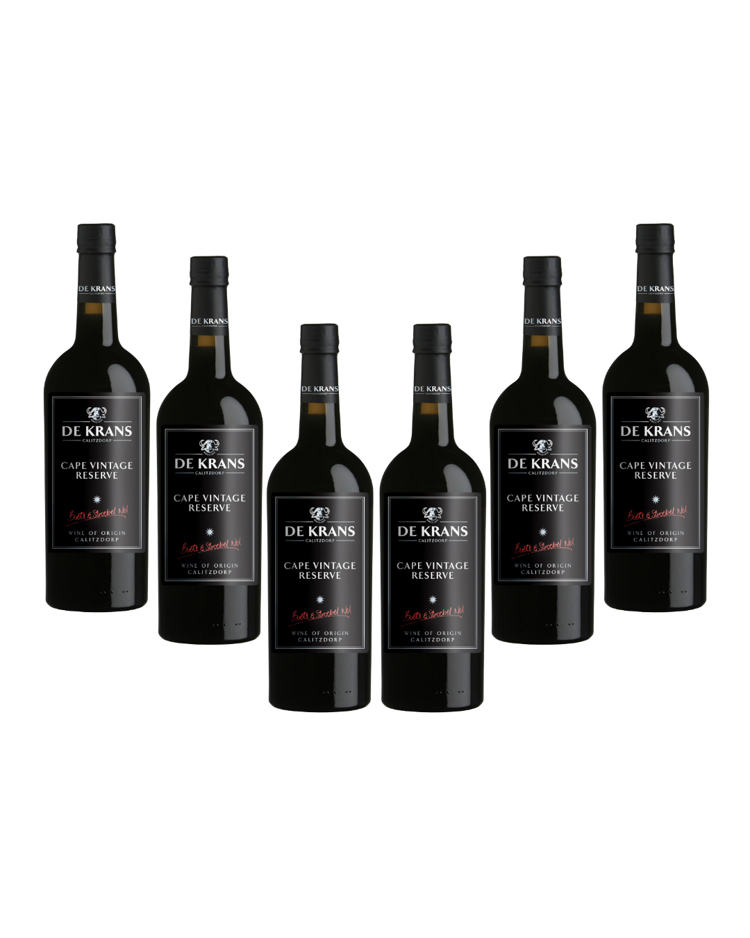 De Krans Cape Vintage Reserve 2021 - 6 x 750ml Bottles