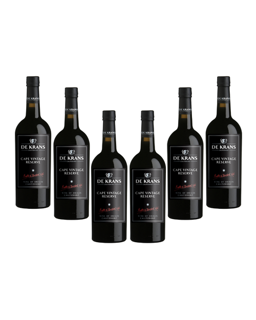 De Krans Cape Vintage Reserve 2021 - 6 x 750ml Bottles