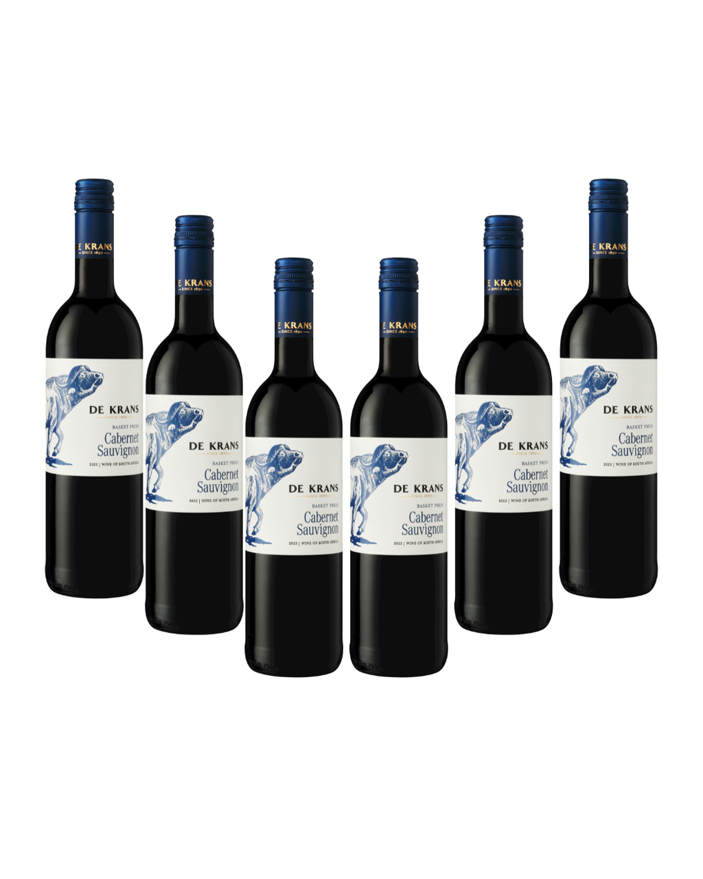 De Krans ‘Basket Press’ Cabernet Sauvignon 2024 - 6 x 750ml Bottles