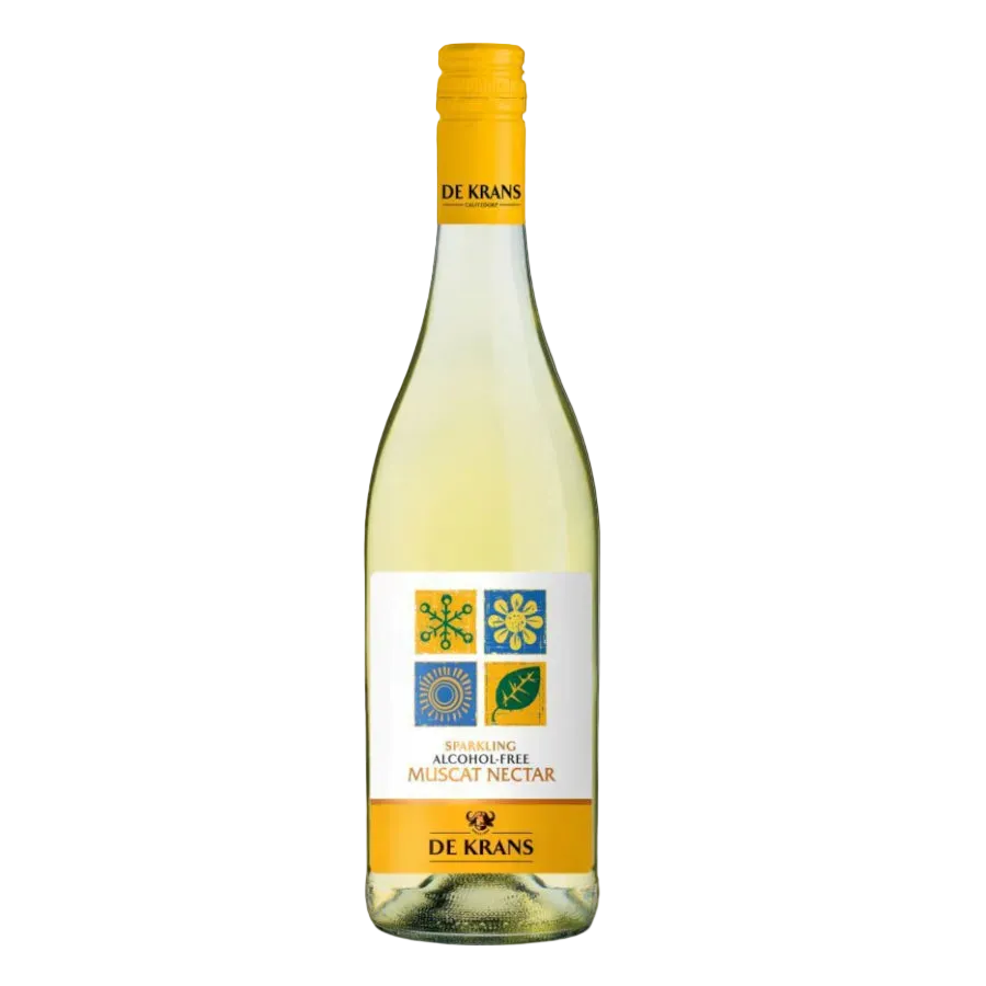 De Krans Sparkling Alcohol Free Muscat Nectar - 6 x 750ml Bottles