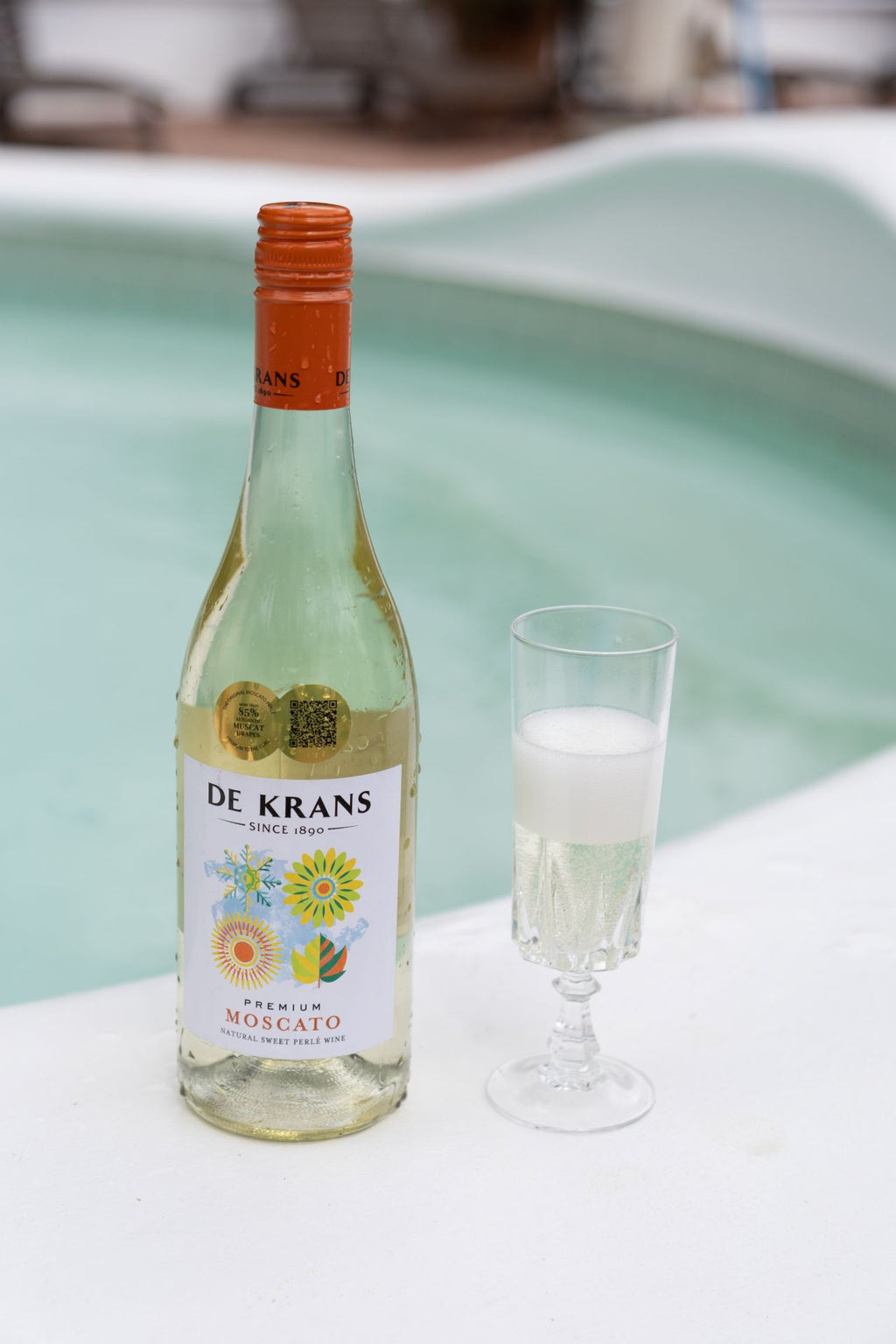 De Krans Premium Moscato Perlé 2026 - 6 x 750ml Bottles