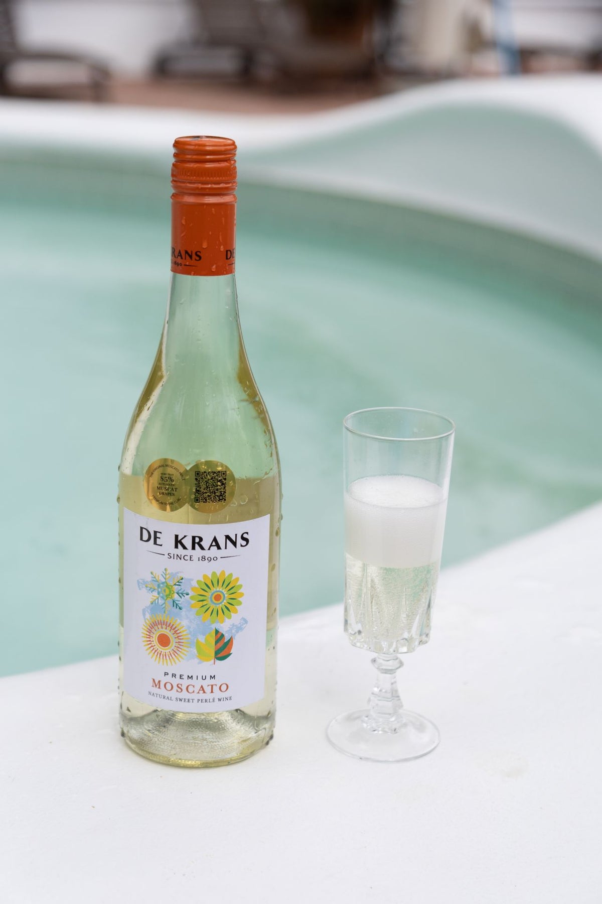 De Krans Premium Moscato Perlé 2026 - 6 x 750ml Bottles