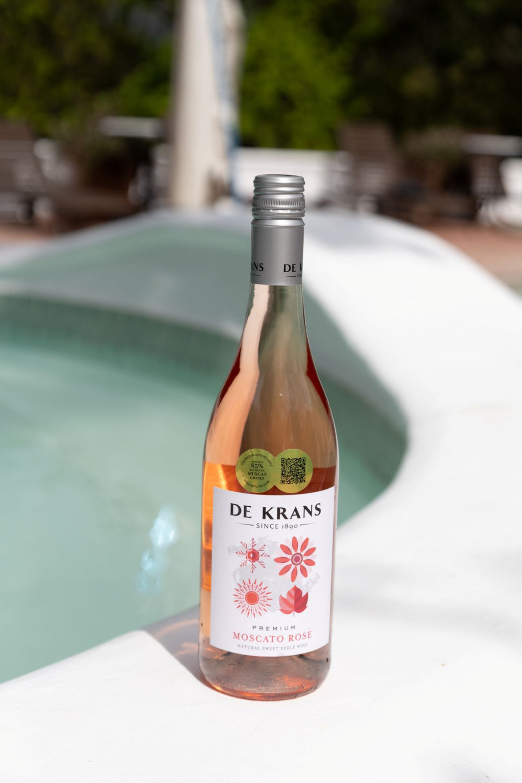 De Krans Premium Moscato Rosé Perlé 2025 - 6 x 750ml Bottles