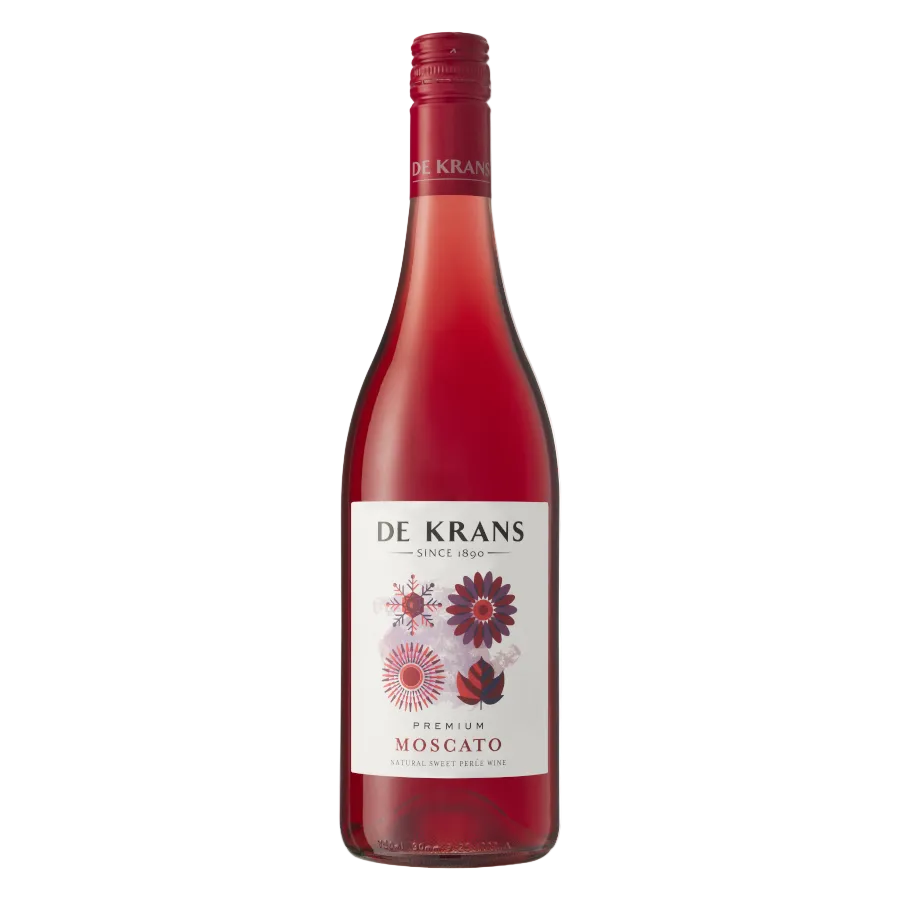 De Krans Premium Moscato Perlé Red 2025